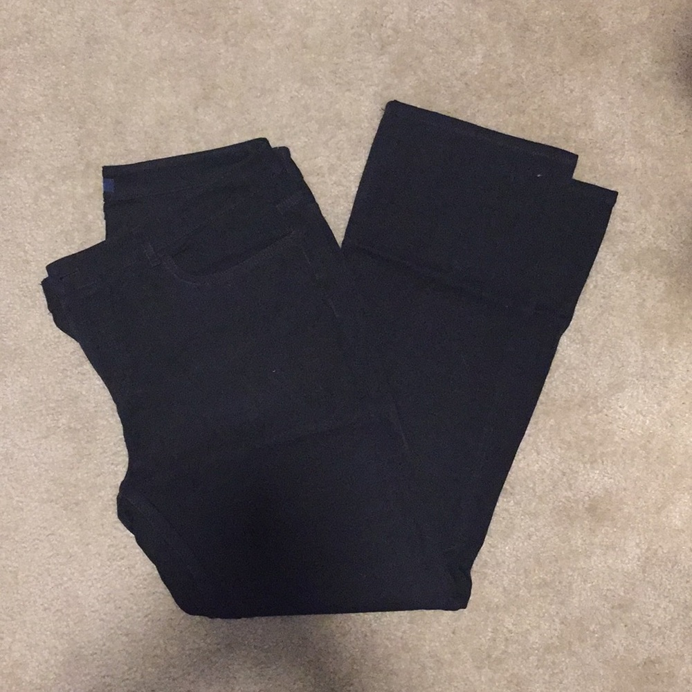 Chaps Straight leg pants black size 14